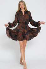 Load image into Gallery viewer, Fall In Love With Fall Flirty Dress