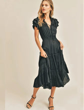 Load image into Gallery viewer, Kianna Short Sleeve Ruffle Dress