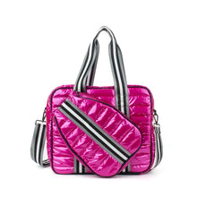 Load image into Gallery viewer, Quilted Pink Pickleball Tote