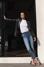 Load image into Gallery viewer, Natasha High Rise Button Up Ankle Skinny