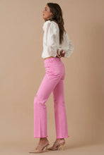 Load image into Gallery viewer, High Rise Slim Straight Relaxed Color Denim