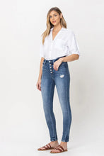 Load image into Gallery viewer, Natasha High Rise Button Up Ankle Skinny