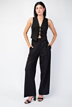 Load image into Gallery viewer, Alisha Bow Tied Tailored Vest
