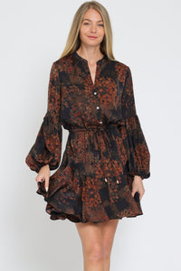 Fall In Love With Fall Flirty Dress