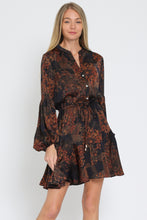 Load image into Gallery viewer, Fall In Love With Fall Flirty Dress
