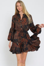 Load image into Gallery viewer, Fall In Love With Fall Flirty Dress
