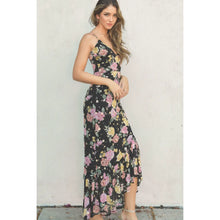 Load image into Gallery viewer, Floral Mesh Hi-Lo Ruffle Dress
