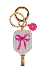 Bow Pickleball Keychain