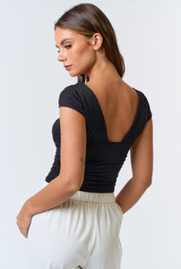 Nikki Cap Sleeve Top