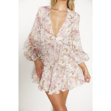 Load image into Gallery viewer, Daydreamer Floral Flirty Dress
