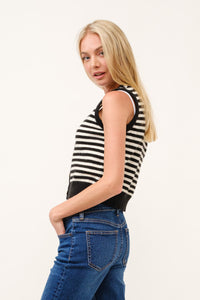 Hamptons Stripe Sweater Vest