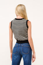 Load image into Gallery viewer, Hamptons Stripe Sweater Vest
