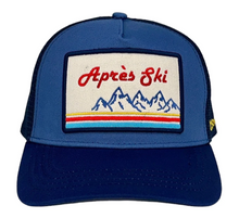 Load image into Gallery viewer, Soulbyrd Apres Ski Blue Trucker Hat
