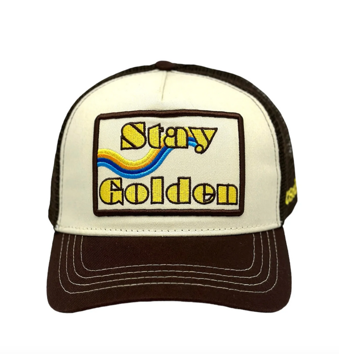 Soulbyrd Stay Golden Trucker Hat