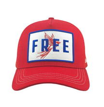 Load image into Gallery viewer, Soulbyrd Free Red Trucker Hat
