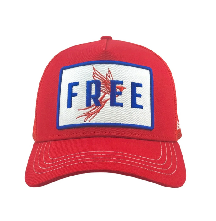 Soulbyrd Free Red Trucker Hat