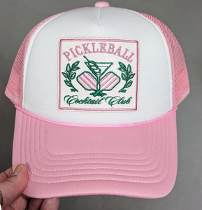 Pickleball Cocktail Club Trucker Hat