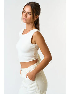 Mila Sleeveless Brushed Knit Top