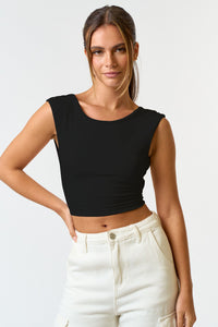 Mila Sleeveless Brushed Knit Top