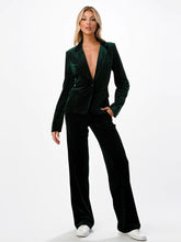 Load image into Gallery viewer, Velvet Straight Leg Suit Pant
