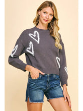 Load image into Gallery viewer, Heart To Heart Pullover Sweater

