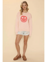 Load image into Gallery viewer, Heart Eye Smile Sweater
