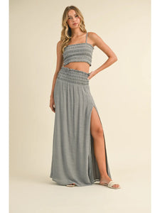 Cali Tube Top Maxi Skirt Set