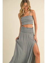 Load image into Gallery viewer, Cali Tube Top Maxi Skirt Set
