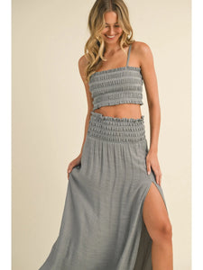 Cali Tube Top Maxi Skirt Set