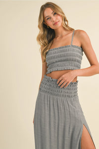 Cali Tube Top Maxi Skirt Set