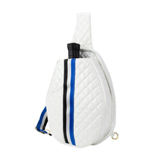 Load image into Gallery viewer, Brooklyn White Pickleball Sling Bag
