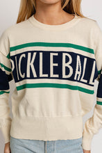 Load image into Gallery viewer, Let&#39;s Play Pickleball Crew Neck Sweater

