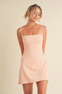 Peach Sweetheart Dress