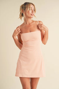 Peach Sweetheart Dress