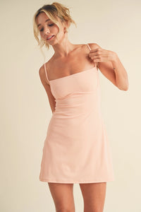 Peach Sweetheart Dress