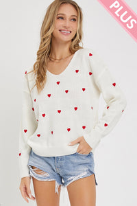 Love Is In The Air Sweater Plus Size