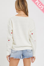 Load image into Gallery viewer, Love Is In The Air Sweater Plus Size
