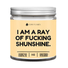Load image into Gallery viewer, I Am A Ray Of F*Cking Sunshine Candle
