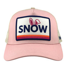 Load image into Gallery viewer, Snow Bunny Pink Trucker Hat
