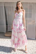 Load image into Gallery viewer, Summer Garden  Party Floral Print Maxi Dress
