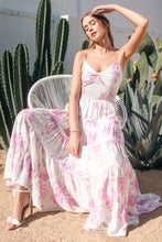 Load image into Gallery viewer, Summer Garden  Party Floral Print Maxi Dress
