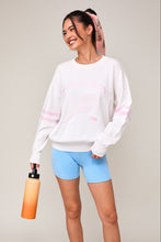 Load image into Gallery viewer, Tennis Pink Embroidered Sweater
