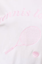 Load image into Gallery viewer, Tennis Pink Embroidered Sweater
