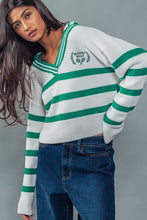 Load image into Gallery viewer, Beverly Hills Green Tennis Sweater
