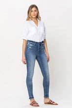 Load image into Gallery viewer, Natasha High Rise Button Up Ankle Skinny
